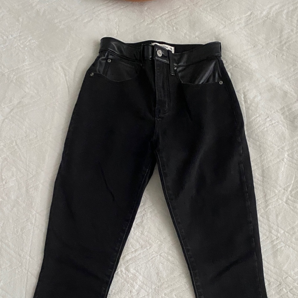 Abercrombie & Fitch High Rise Black Jeans